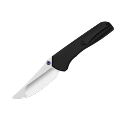 Kizer Astur ZeroS Knife Black Aluminum, Satin MagnaCut by Brian Brown (K3818ZBD4)
