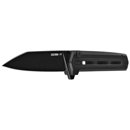 Nóż składany Tekto F4 Echo Zastava Black Aluminium/Black G10, Titanium-Coated CPM S35VN