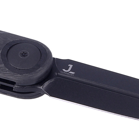 WE Knife Eidolon Dagger Twill Carbon Fiber, Black Stonewashed by Justin Lundquist (WE19074B-C)