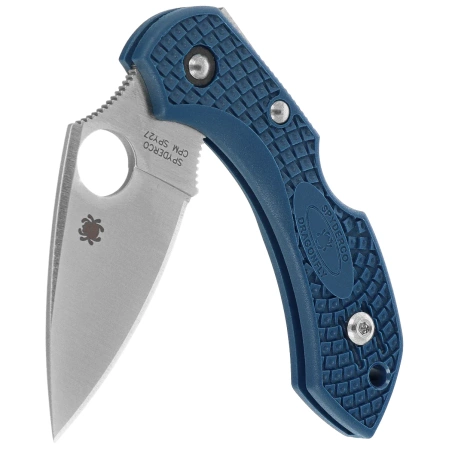 Nóż składany Spyderco Dragonfly 2 Cobalt Blue FRN, Satin CPM SPY27 by Sal Glesser (C28PCBL2)
