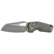Microtech MSI S/E Knife Fluted Distressed Grenade Green Aluminum, Apocalyptic M390MK by Tony Marfione (210-10FLDGG-U25)
