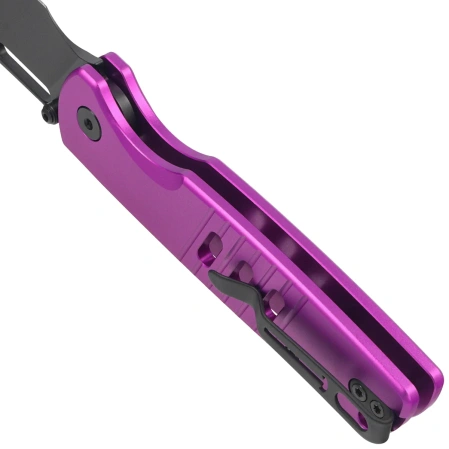 Bestechman Vector Knife Purple Aluminum, Black PVD D2 (BMK15F)
