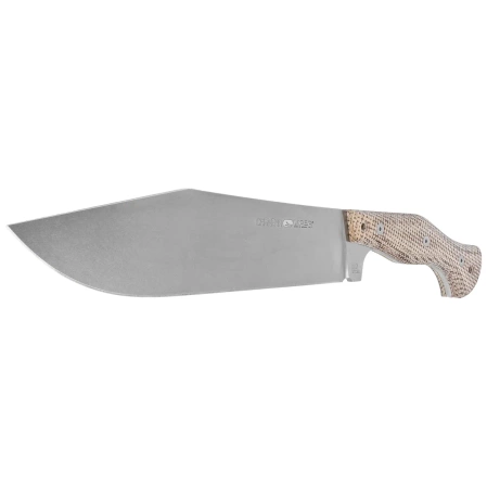 Viper Carnera Brown Canvas Micarta, Stonewashed D2 by Tommaso Rumici Knife (VT4006SWBW)