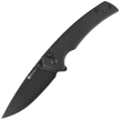 Sencut Serene Black Aluminium, Black Stonewashed D2 knife (S21022B-1)
