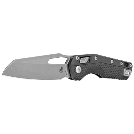 Microtech MSI S/E Ram-Lok Black Tri-Grip Polymer, Apocalyptic M390MK by Tony Marfione (210T-10APPMBK)