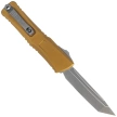 Microtech Combat Troodon Gen III T/E OTF Knife Tan Aluminum, Apocalyptic M390MK by Tony Marfione (1144-10APTA)