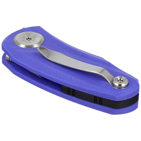 Bestech Knife Tulip Blue G10, Satin / Stonewash 14C28N by Ostap Hel (BG38D)