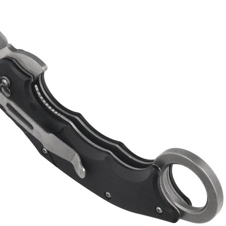 Maserin Karambit 42014/G10N Knife Black G10, Stonewashed 420