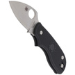 Spyderco Squeak Lightweight Black PlainEdge Knife (C154PBK)