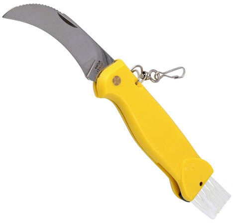 MAC Mushroom Knife Yellow PP, Mirror W 1.4028