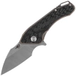 Bestech Goblin Knife Black Titanium / Carbon Fiber, Stonewashed / Satin CPM S35VN (BT1711A)