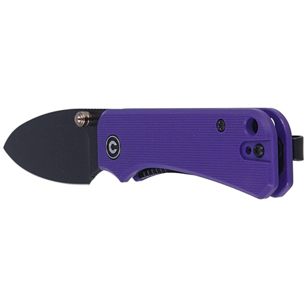 Nóż składany CIVIVI Baby Banter Purple G10, Black Stonewashed by Ben Petersen (C19068S-4)