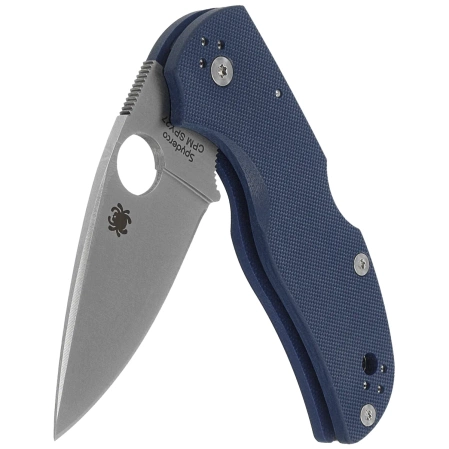 Nóż składany Spyderco Native 5 Cobalt Blue G10, Satin CPM SPY27 by Sal Glesser (C41GPCBL5)