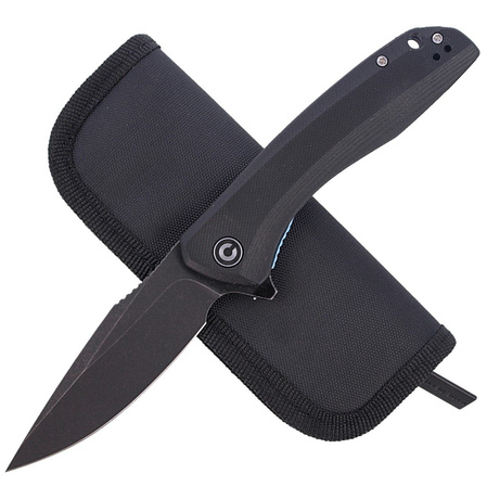 CIVIVI Knife Baklash Black G10, Black Stonewashed (C801H)
