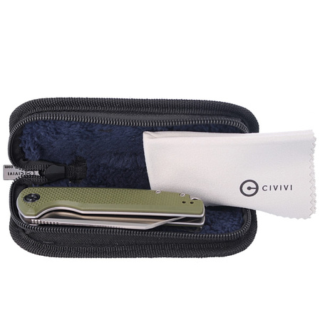 Nóż składany CIVIVI Brigand Green Coarse G10, Satin Finish (C909A)