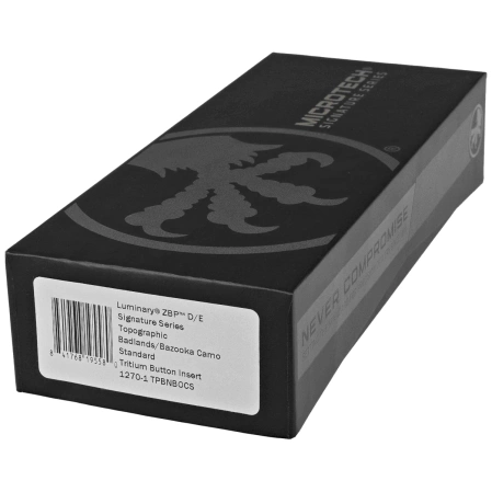 Nóż automatyczny OTF Microtech Luminary ZBP D/E Topographic Badlands/Bazooka Camo Deep Aluminum, Topographic Badlands/Bazooka Camo M390MK by Tony Marfione (1270-1TPBNBOCS)