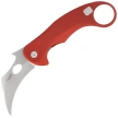 LionSteel L.E.One Mid Karambit Knife Red Aluminium, Stonewashed M390 by Emerson Design (LE2 A RS)