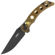 Nóż składany Kubey Hound Yellow Ultem, Black PVD 14C28N by Maksim Tkachuk (KU172H)