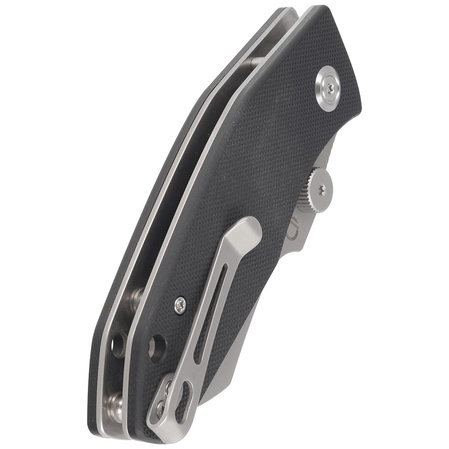 Kubey Knife Monsterdog Black G10, Bead Blasted 14C28N by Dmitry Osarenko (KU337A)