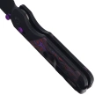 Nóż składany Kizer Militaw 315 KwikSwap Black Aluminium / Purple Haze Fat Carbon, Matte DLC Ultra ELMAX by Jonathan Styles (Ki3634.31CDA1)