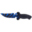 Nóż nurkowy MAC Aquatys 3 Black PP-TPE, PTFE Blue Camu W 1.4060