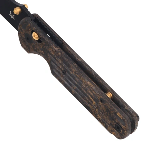 Nóż składany Fox Gabi Dark Matter Carbon Fiber, Black Stonewashed PVD Niolox (FX-451 DMG)