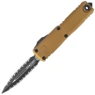 Nóż automatyczny OTF Microtech UTX-85 Gen IV D/E Tan Aluminium, Cerakote Black F/S M390MK by Tony Marfione (12324-D3TA)