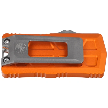 Nóż automatyczny OTF Microtech Exocet II D/E Orange Aluminium, Stonewashed M390MK by Tony Marfione (1157-10OR)