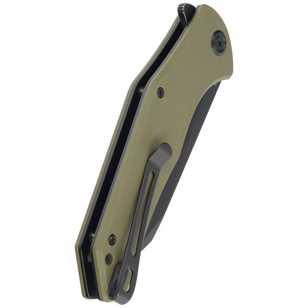 Nóż składany Kubey Flash Green G10, Blackwashed AUS-10 (KU158F)