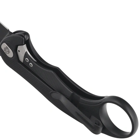 Nóż składany LionSteel L.E.One Mid Karambit Black Aluminium, Black M390 by Emerson Design (LE2 A BB)