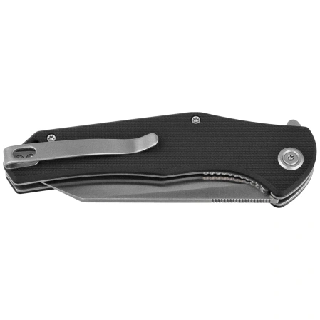 Nóż składany Kubey Flash Black G10, Satin San Mai M2 (KU158O)