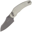 Nóż składany Kizer Bulldog Green Micarta, Gray Stonewashed Nitro-V by O.SHO (V3672A3)
