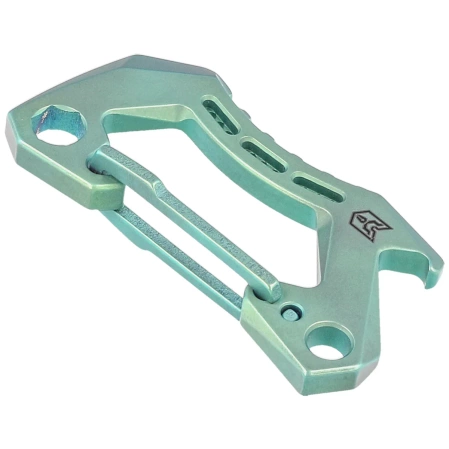Bestech Carabiner Green Titanium by Makar (BM15C)