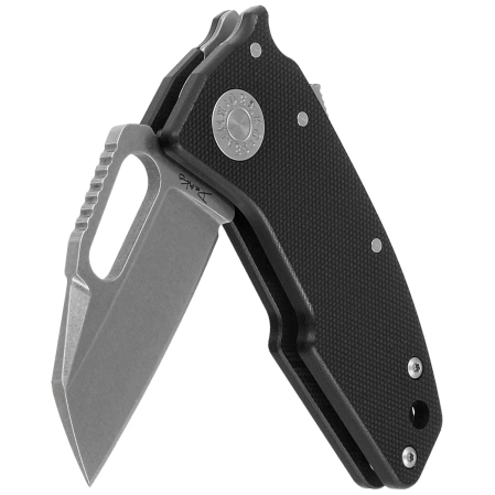 Nóż składany Demko Nano-Shark SF Black G10, Stonewashed CPM 20CV by Andrew Demko (NANO-20CV-Black G10)