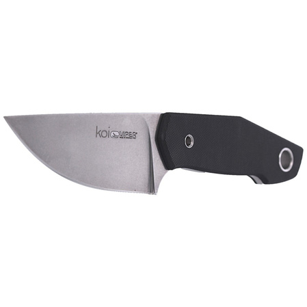 Viper Koi Black G10 Knife, Stonewashed N690 by Jesper Voxnæs (VT4009GB)
