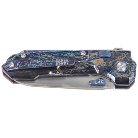 Nóż składany Remette Cosmic Flamed Titanium, Pearlescent M390 (RTCO-TC)