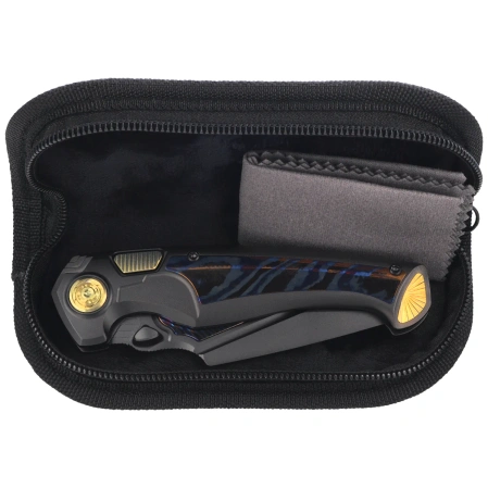 Nóż składany Remette Scepter Black Titanium/Timascus, Black DLC M390 (SCPT-B)