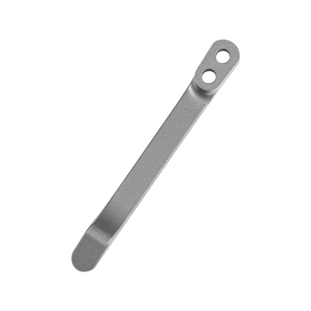 Civivi Stonewashed Gray Titanium clip and screw set for Civivi Baby Banter (T003A)