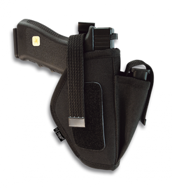 Kabura Barbaric AUTO 2"- 4" Holster Beretta, Walther, HK, Glock Padded Snap Closure Black Nylon (22104)