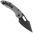 Nóż automatyczny Microtech Stitch-A S/E Natural Clear Aluminium, Black Apocalyptic M390 by Borka Blades and Tony Marfione (169-1APNC)