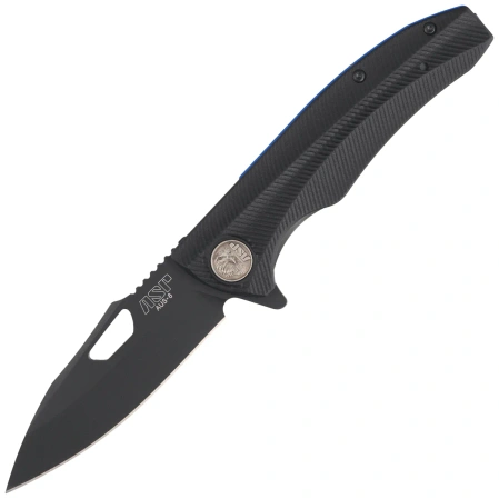 Nóż składany ASP Police Duty Black G10, Black PVD AUS-8 (55723)