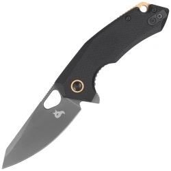 Nóż składany BlackFox The Corner Black G10, Grey Titanium 10Cr15CoMov (BF-787 G10B)