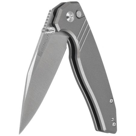 Nóż składany Sencut Selkyris Gray Aluminium, Satin D2 (S25068-2)