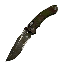 Nóż składany Microtech Amphibian Ram-Lok S/E Outbreak Fluted Aluminium, Outbreak P/S M390MK by Tony Marfione (137RL-2FLOBS)
