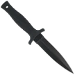K25 RK-31699 Boot Knife Black Rubber, Black Titanium 7Cr17MoV