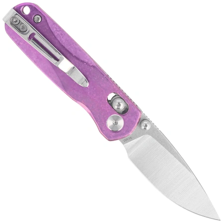 Nóż składany Bestechman Sprite Purple Crystallized Titanium, Stonewashed / Satin M390 (BMK21H)