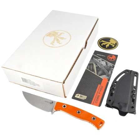 Microtech Akris S/E Knife Ember G10, Stonewashed M390MK by Tony Marfione (95-10EM-5)