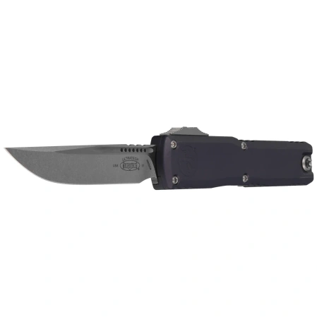 Microtech Ultratech Gen IV S/E OTF Knife Graphite Aluminum, Stonewashed M390MK by Tony Marfione (11214-10GP)