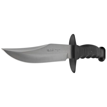Muela 95-181 Black Rubber Knife, Satin 420H