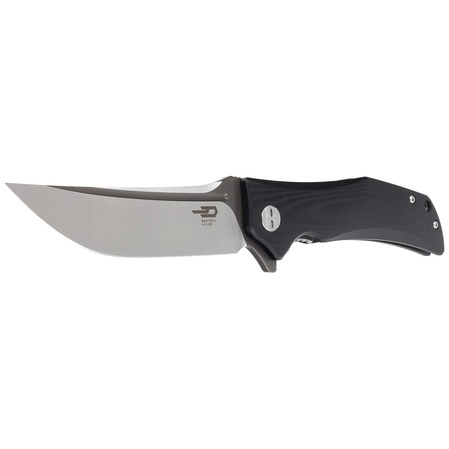 Nóż składany Bestech Scimitar Black G10, Gray / Satin D2 (BG05A-2)